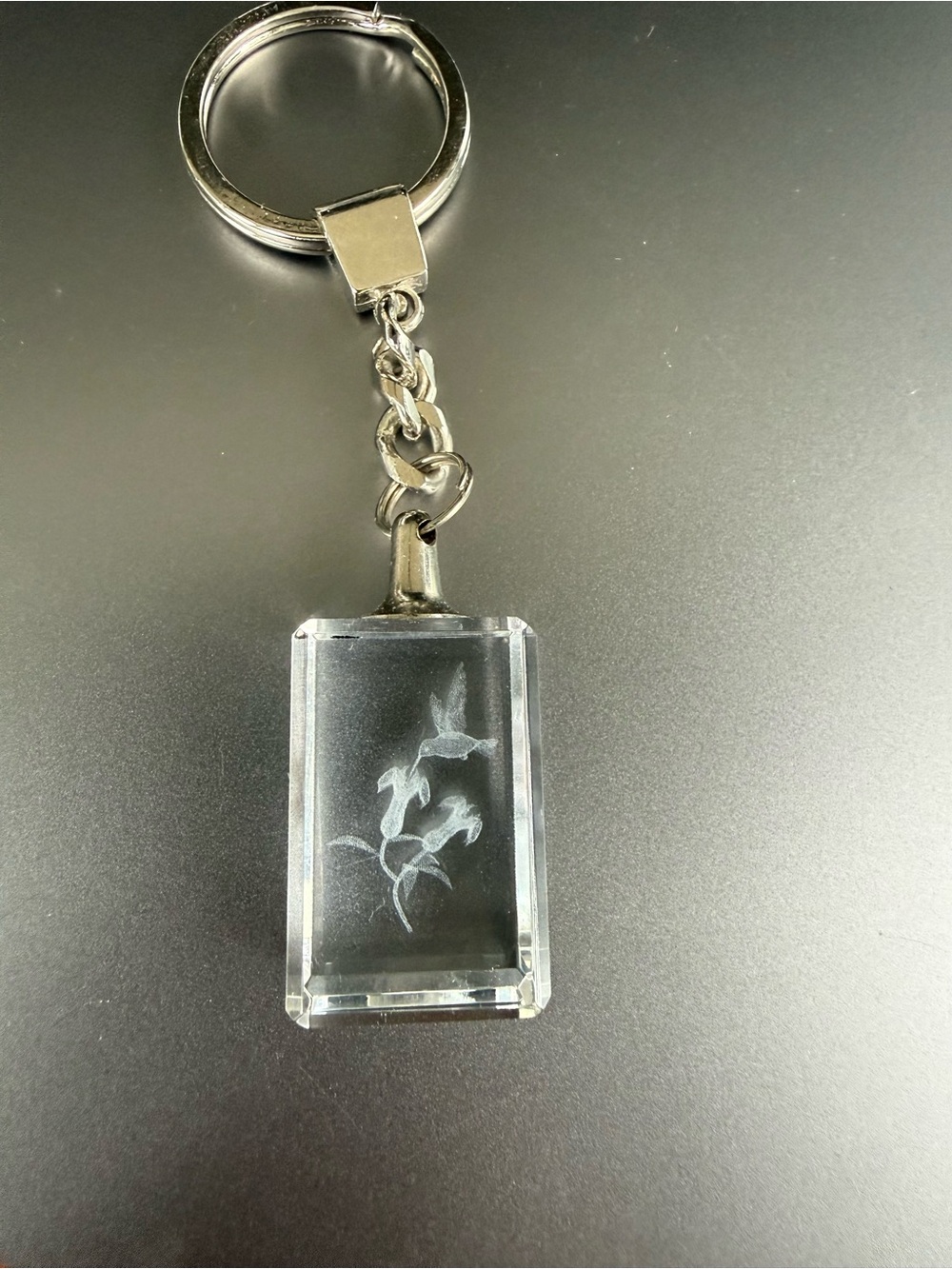 Crystal Hummingbird Keychain - Picture 2 of 3